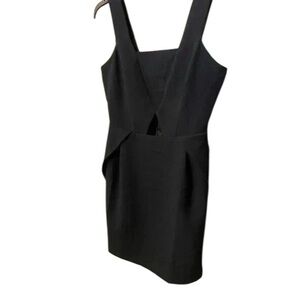 Womens Black‎ Mini Cocktail Peep Hole Dress size small
